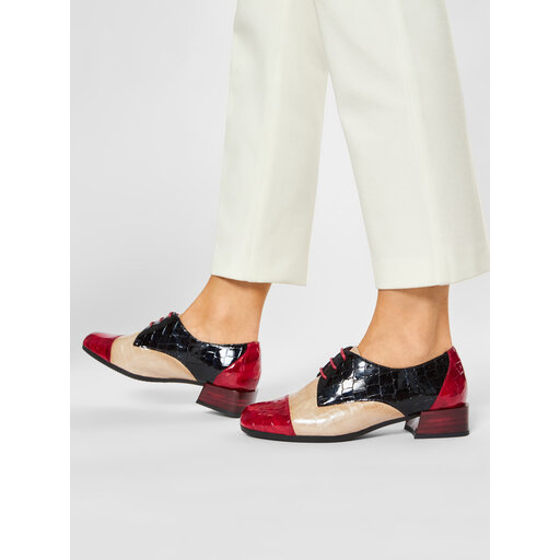 Zapato Plano Hispanitas Zapatos Rojos Zapatos Hasta El Tobillo