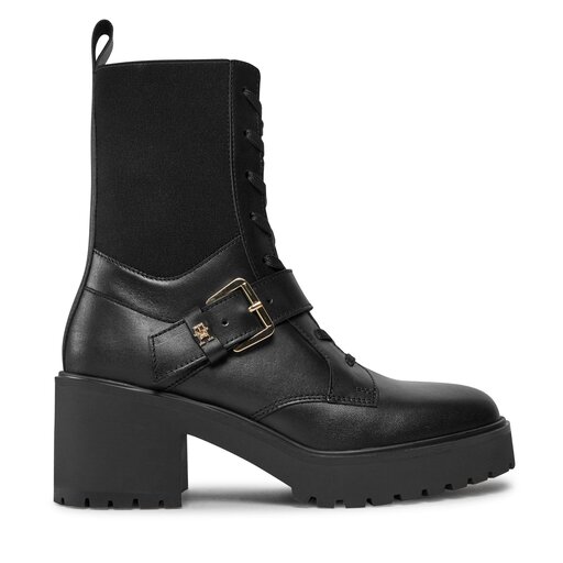 Tommy Jeans Tommy Hilfiger Stiefel Schwarz Sale Lackstiefel Tommy