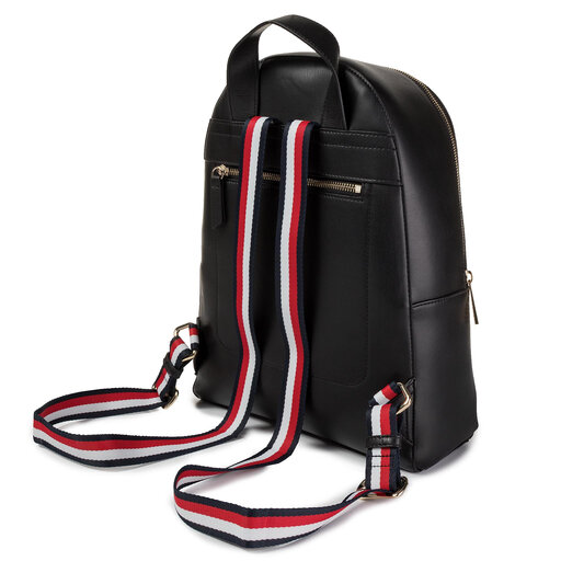 Zaino Tommy Hilfiger Iconic Tommy Backpack Solid AW0AW07327 Nero