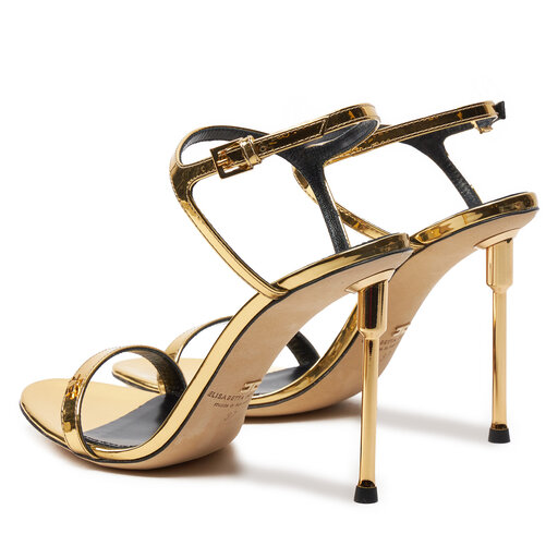 Sandali oro elisabetta franchi sales