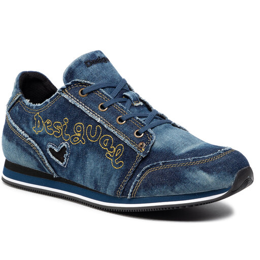 Sneakers Desigual Shoes Pegaso Denim 19WSKD01 Blu scuro