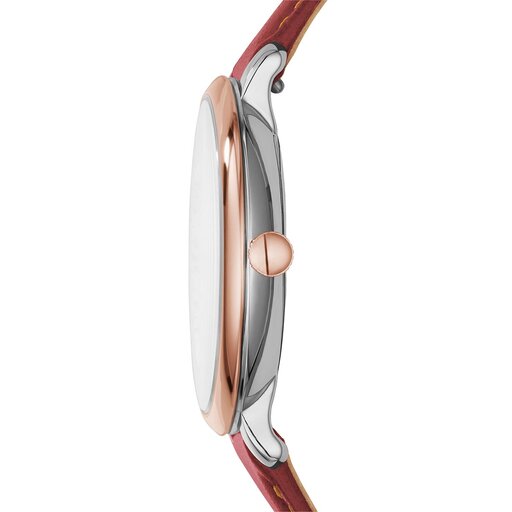 Fossil Jacqueline ES3842 Dark Brown Rose Gold epapoutsia.gr