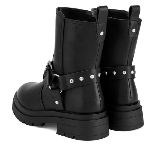 Botki DeeZee HY60188-2 Czarny | eobuwie.com.pl