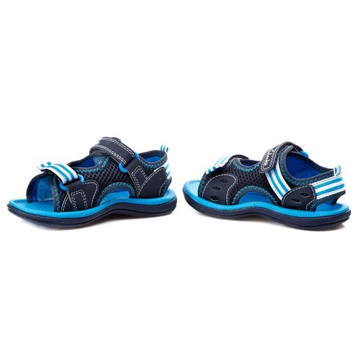 Sandali Clarks Piranha Boy 203580146 Blue Textile escarpe
