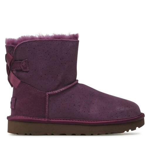 Botas de nieve Ugg W Mini Bailey Bow Metallic Spots 1134135 Violeta zapatos.es