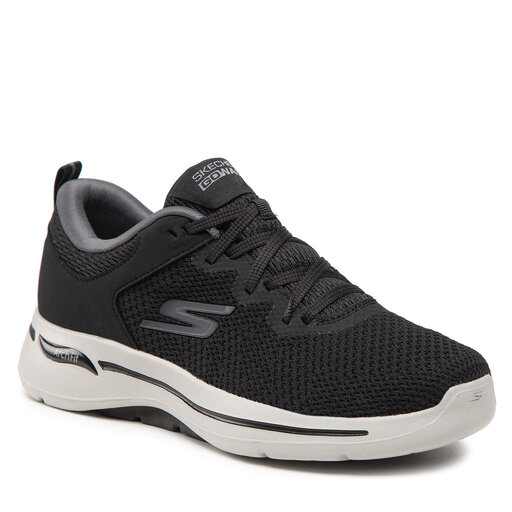 Sneakers Skechers Go Walk Arch Fit 216254 BKGY Nero escarpe