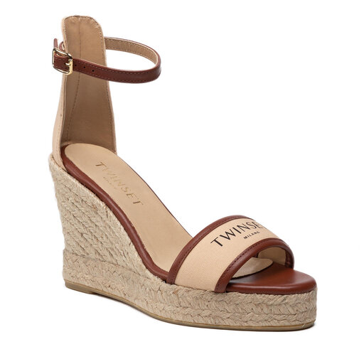 Espadrillas TWINSET Sandalo 221TCT092 Beige escarpe