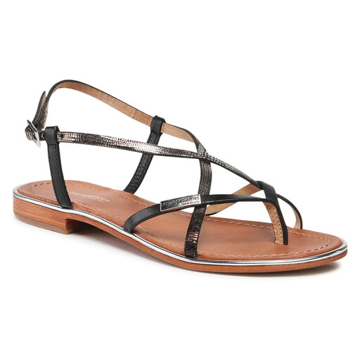 Sandali Monaco Les Tropéziennes - Donna In Pelle Con Tacco Piatto - Foto 7