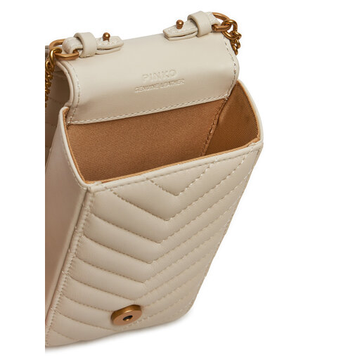 Handtasche Pinko Love One Smart AI 24 25 PLTT 102739 A0GK Ecru eschuhe