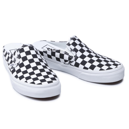 vans big checkered slip on