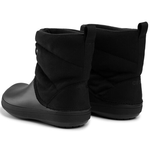 Crocband puff boot sales w 205858 black