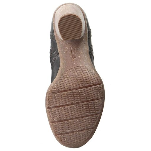 Clarks Carleta Paris 261204004 Black Leather epapoutsia.gr