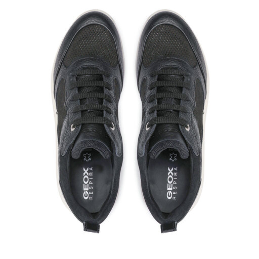 Sneakers Geox D Rubidia A D25APA 04622 C9999 Noir chaussures