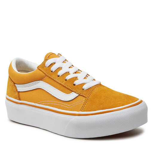 Vans old skool jaune suede on sale