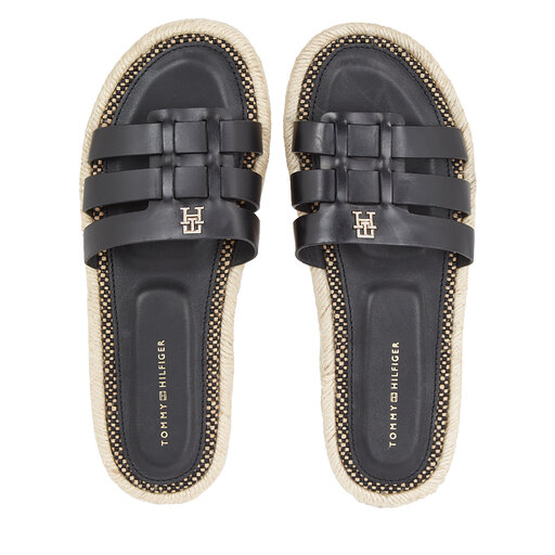 Espadrilles Tommy Hilfiger Authentic Flat FW0FW07745 Noir