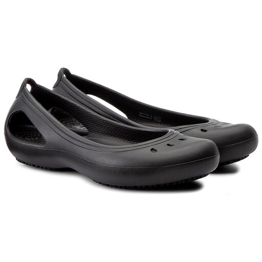 Ballerine Crocs Kadee Work Flat W 200941 Nero