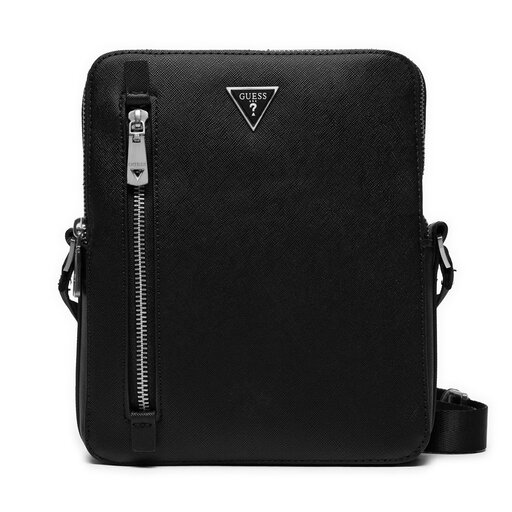 Bandolera GUESS Torino En Cuero Sintético Negro - Elegante Y Práctica Para El Día A Día