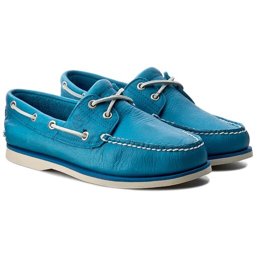 Mocassins Timberland Classic Boat 2 Eye A1B83 Mykonos Blue fr