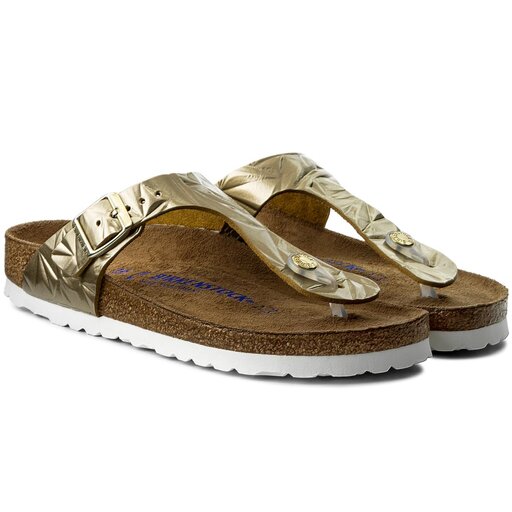 Zehentrenner Birkenstock Gizeh Bs 1008468 Goldfarben eschuhe