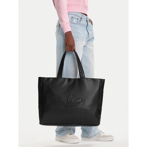 Сумка adidas Polyurethane Shopper Outline Trefoil JC6000 Чорний