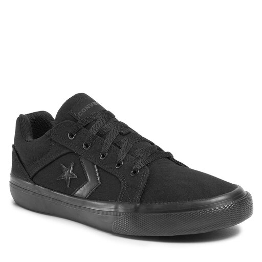 Πάνινα παπούτσια Converse El Distrito 2.0 Ox 167011C Black/Black/Black