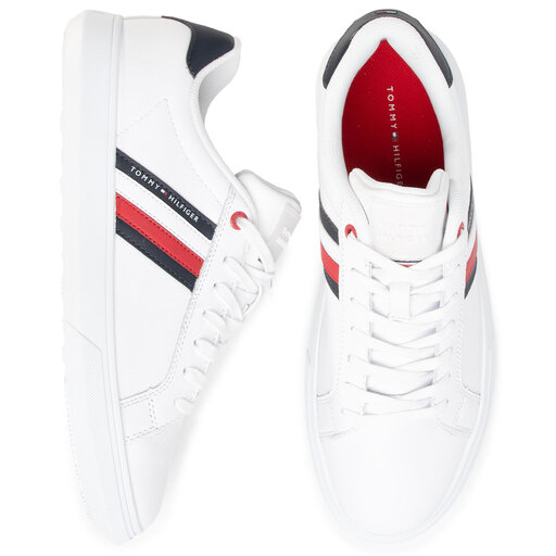 Sneakers Tommy Hilfiger Essential Leather Cupsole FM0FM02668 WeiB eschuhe.at