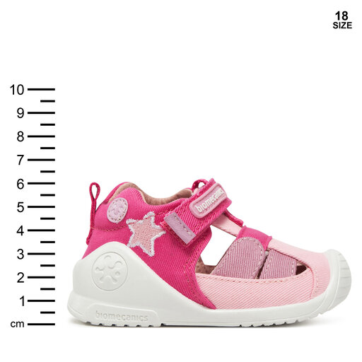 Scarpe Da Ginnastica Biomecanics Per Bambine E Ragazze, Chiusura Con Velcro Ed Elastici, Suola Flessibile