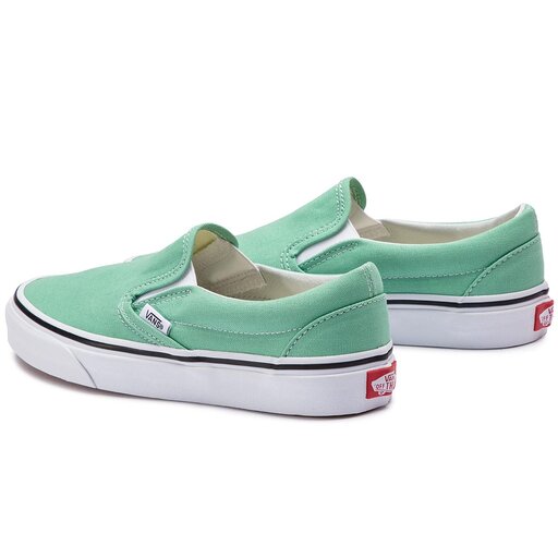 Vans neptune green slip on hotsell