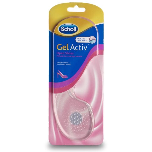 Semelles en gel Scholl Gel Activ Open Shoes chaussures