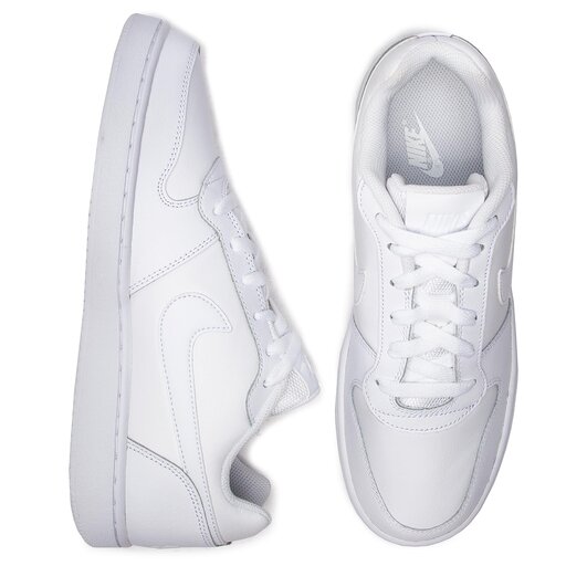 white nike ebernon low