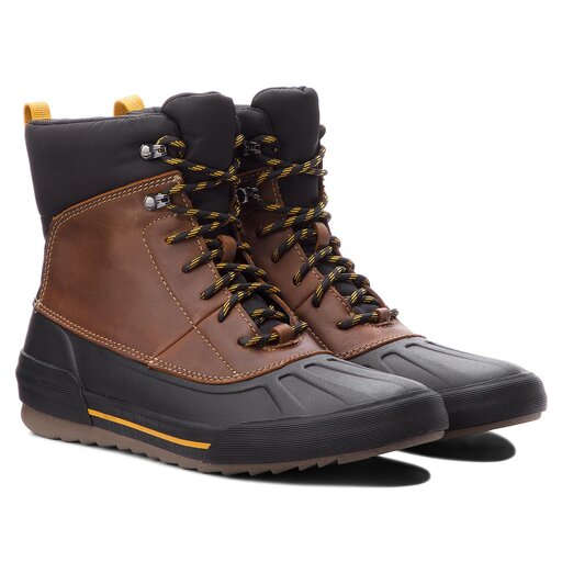 Koza ky Clarks Bowman Rise 261375827 Dark Tan Lea eobuv.cz