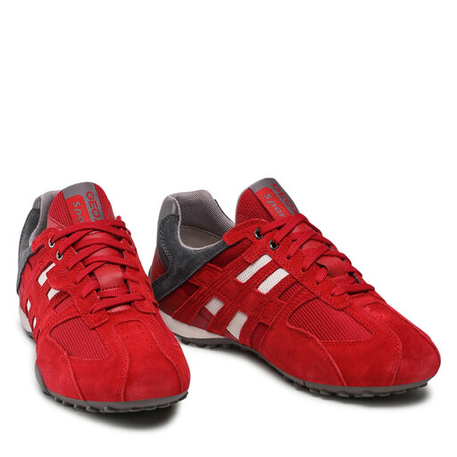 Sneakers Geox U Snake K U4207K 02214 C0025 Rouge fr.eschuhe.ch