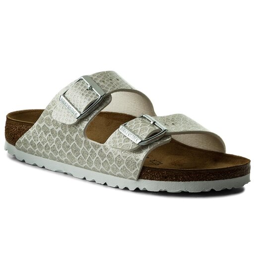 Pantoletten Birkenstock Arizona Bs 1009127 WeiB eschuhe