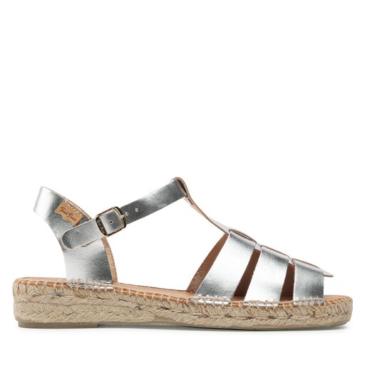 Espadrillas Argento per donna escarpe