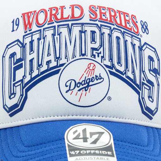 LA Dodgers World Series Cap Champions Foam '47 Offside DT