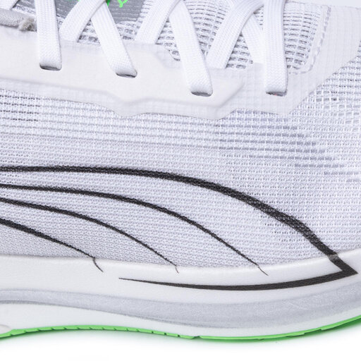 Batai Puma Velocity Nitro CoolAdapt 195094 01 White/Black/Elektro Green •  Www.eavalyne.lt