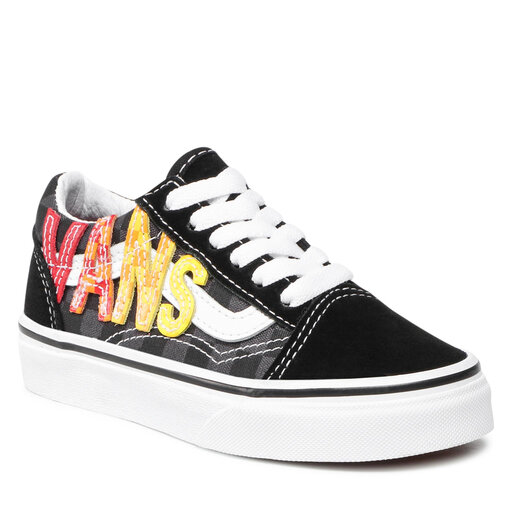 Vans hot sale platform flame