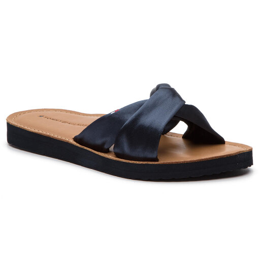 Tommy hilfiger satin beach sandals hot sale