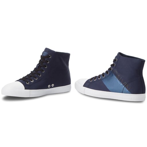 Arnaud Navy Blue Calvin Klein Hi Tops Shoes S0377