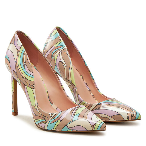 るる Minimalistyczne czarne szpilki z zamszu ALTA