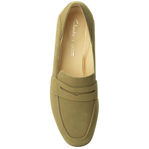 Pusba iai Clarks Pure Iris 261379524 Khaki Nubuck eavalyne.lt