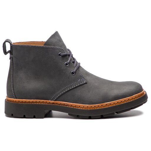 nurovacia obuv Clarks Trace Flare 261381017 Dark Grey Nubuck