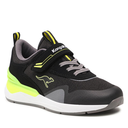 S 18722 Ev Sneakers Black/Neon Yellow KangaRoos Kd-Gym Jet 5062 000