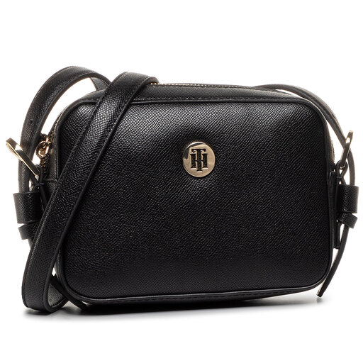 Bolso Tommy Hilfiger Classic Saffiano Camera Bag AW0AW07667 Negro