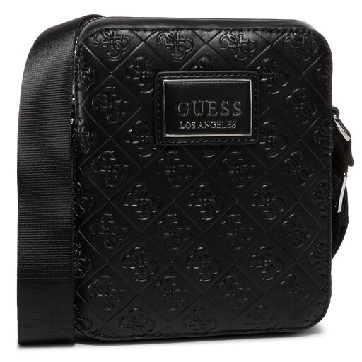 Sacoche Guess Dan Logo (Embossed) HMDNLE P0217 Noir chaussures.fr
