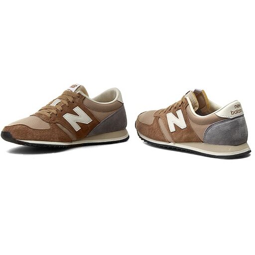 New balance 420 pelle marrone on sale