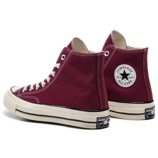 Teniși Converse Chuck 70 Hi 162051C Dark Burgundy/Black • Www.epantofi.ro
