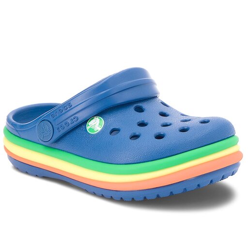 Crocs Cb Rainbow Band Clog K 205205 Blue Jean evzuttya