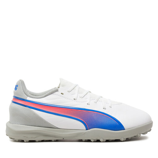 Zapatos de futbol puma king blancos niño on sale