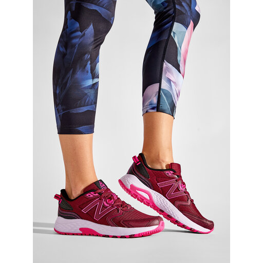 Zapatillas de running New Balance 410 v7 WT410MR7 Guinda burdeos zapatos.es